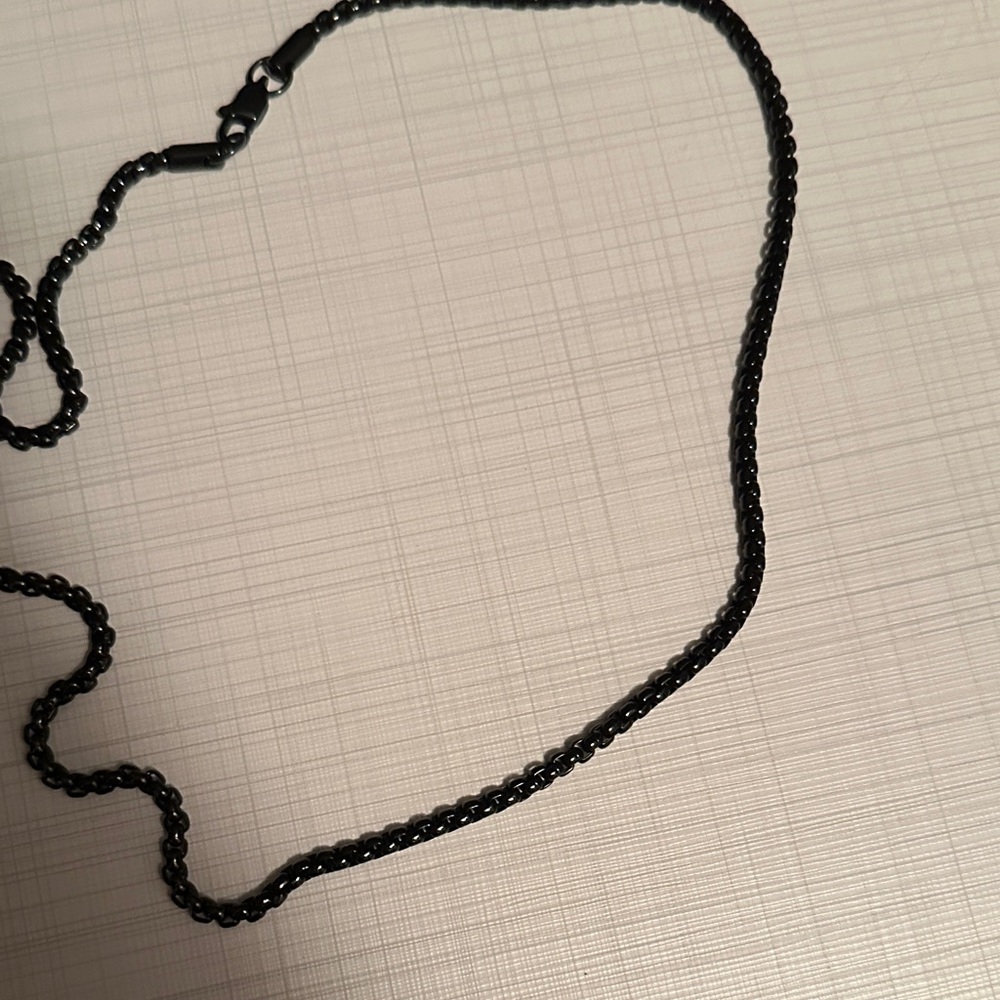 Black Chain Necklace
